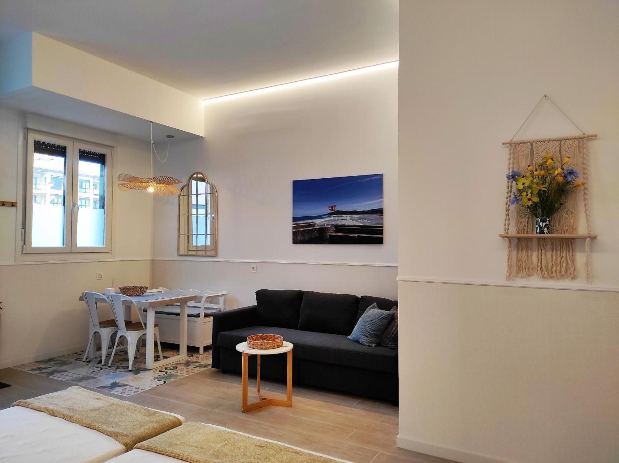 Kaixo Marina Con Parking Gratis Daire Zarautz Oda fotoğraf